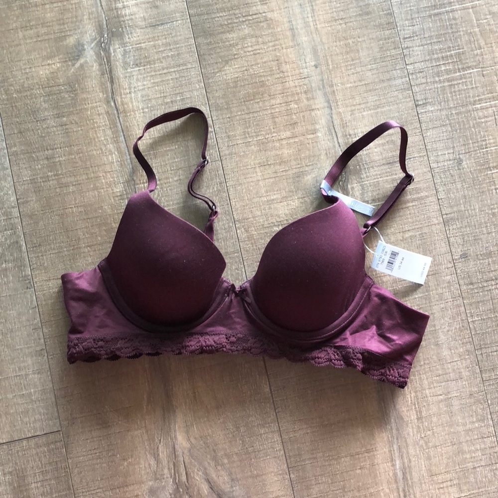 Aerie 34AA Purple Lace Bra - NWT